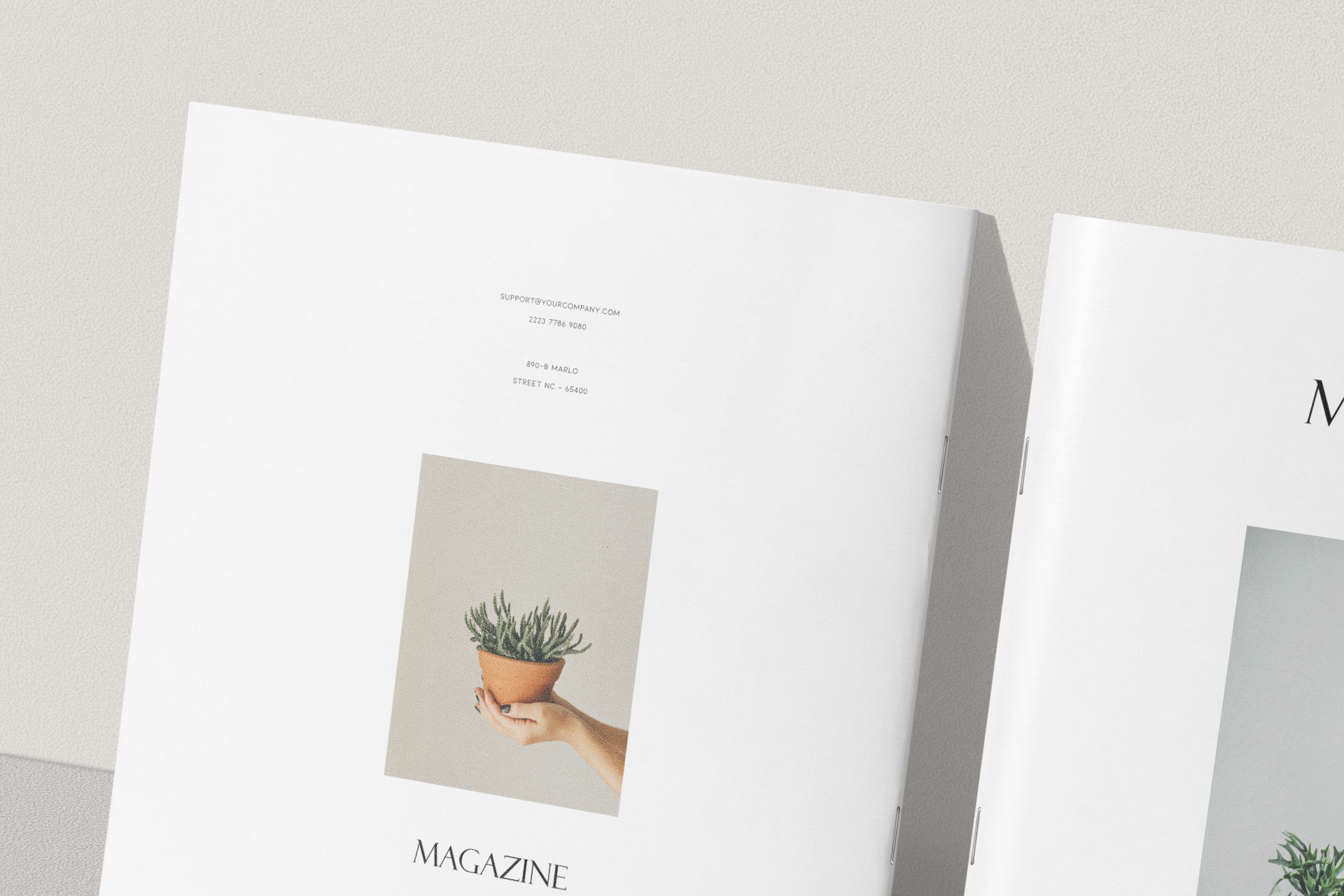 branding magazine mockup