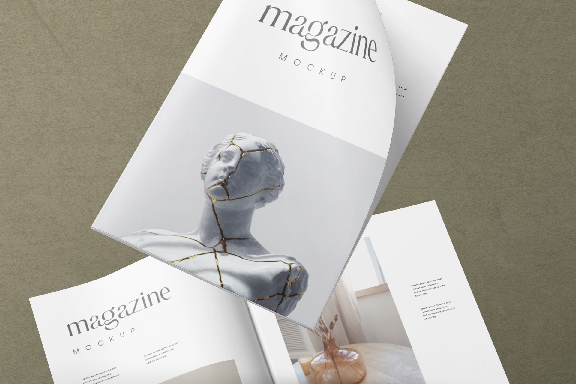 A4 magazine template