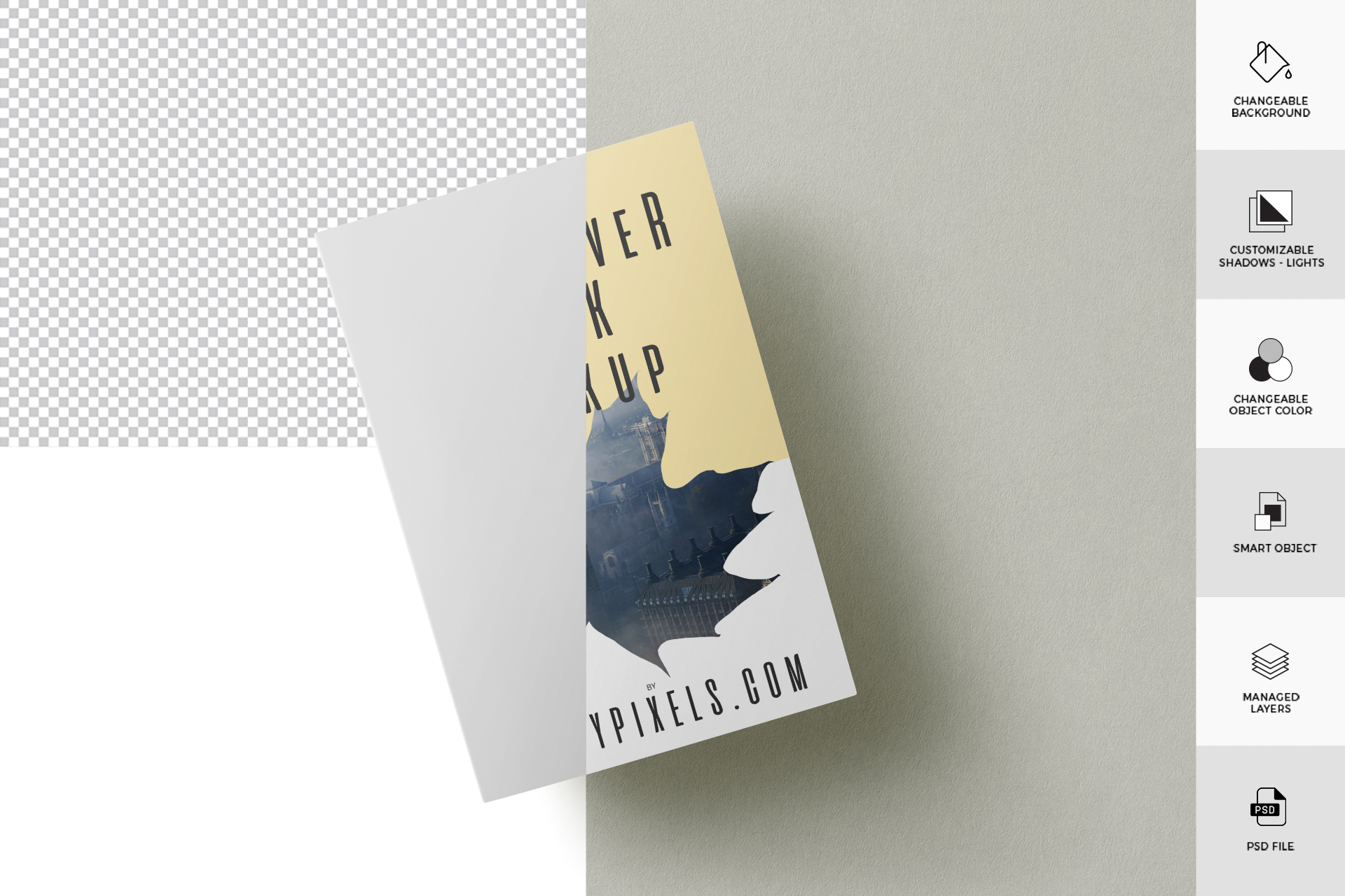 advertising book PSD