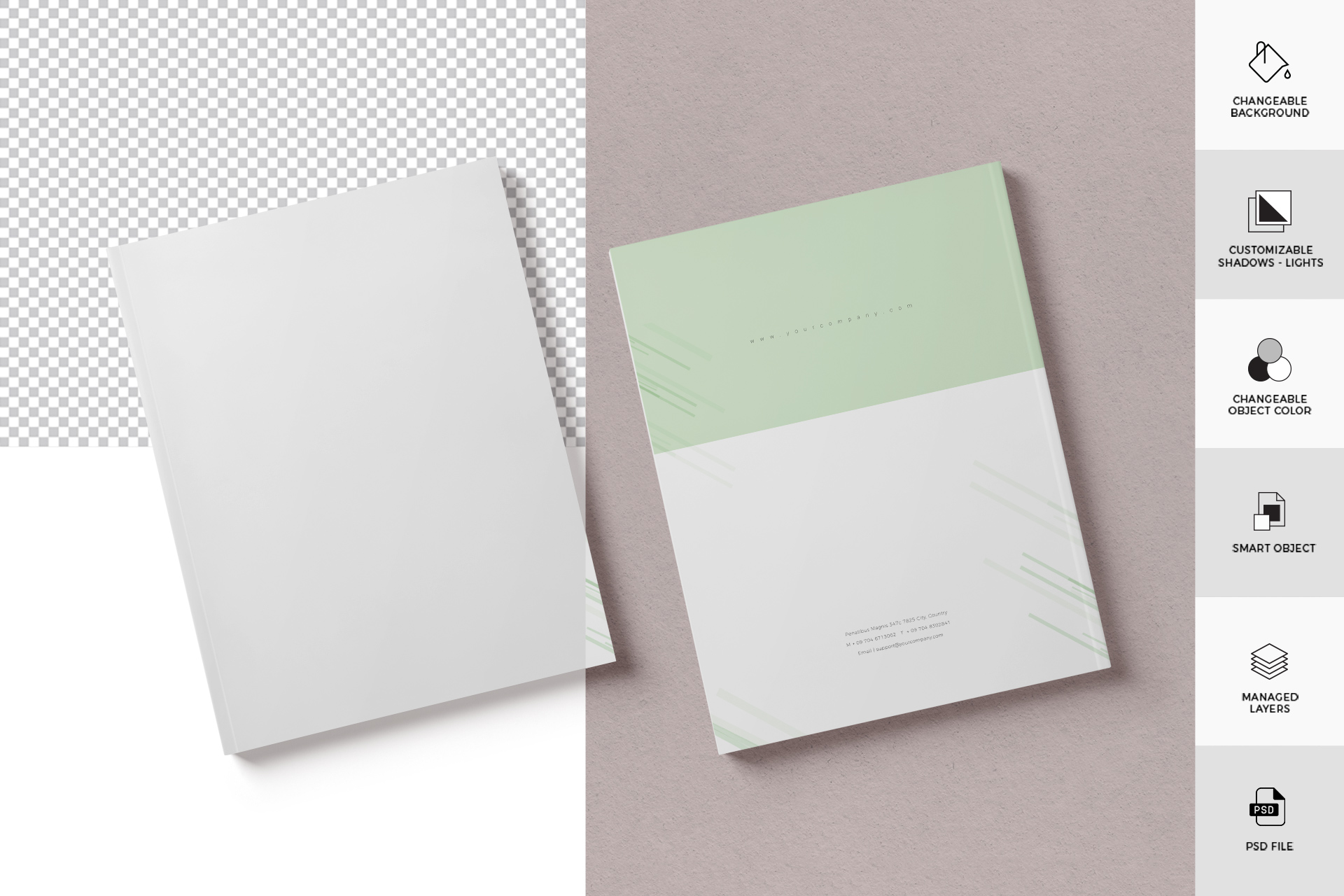 book branding PSD